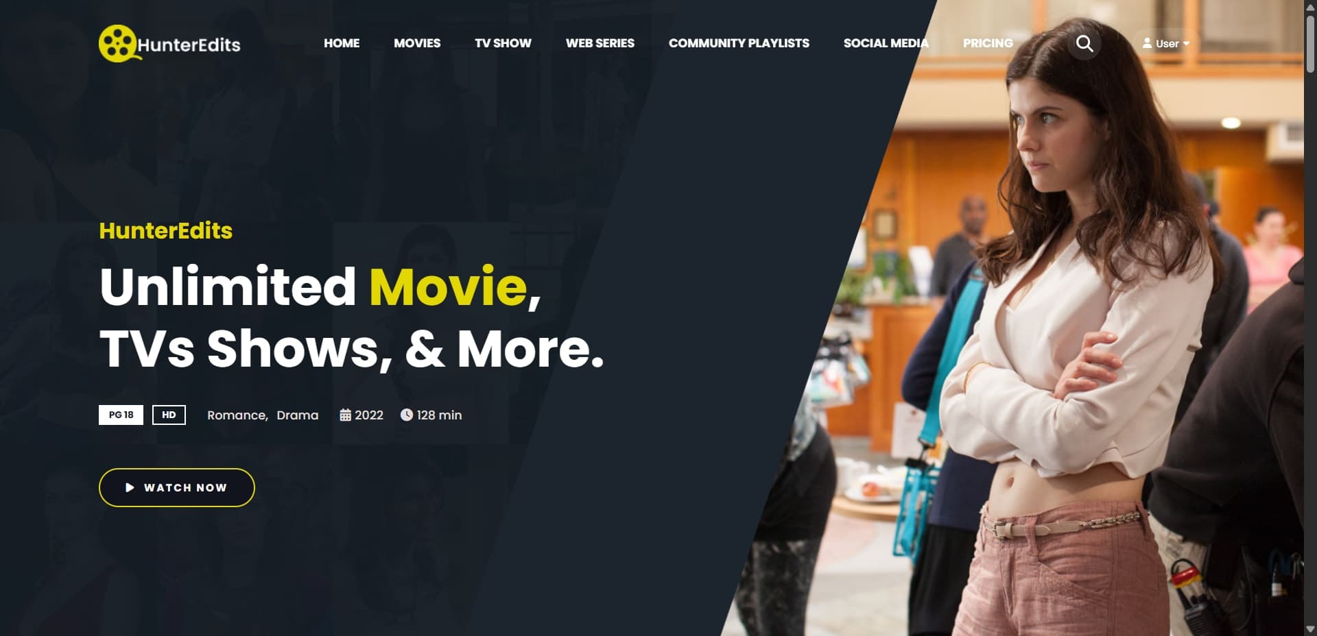 Cinematic Content & Community Platform