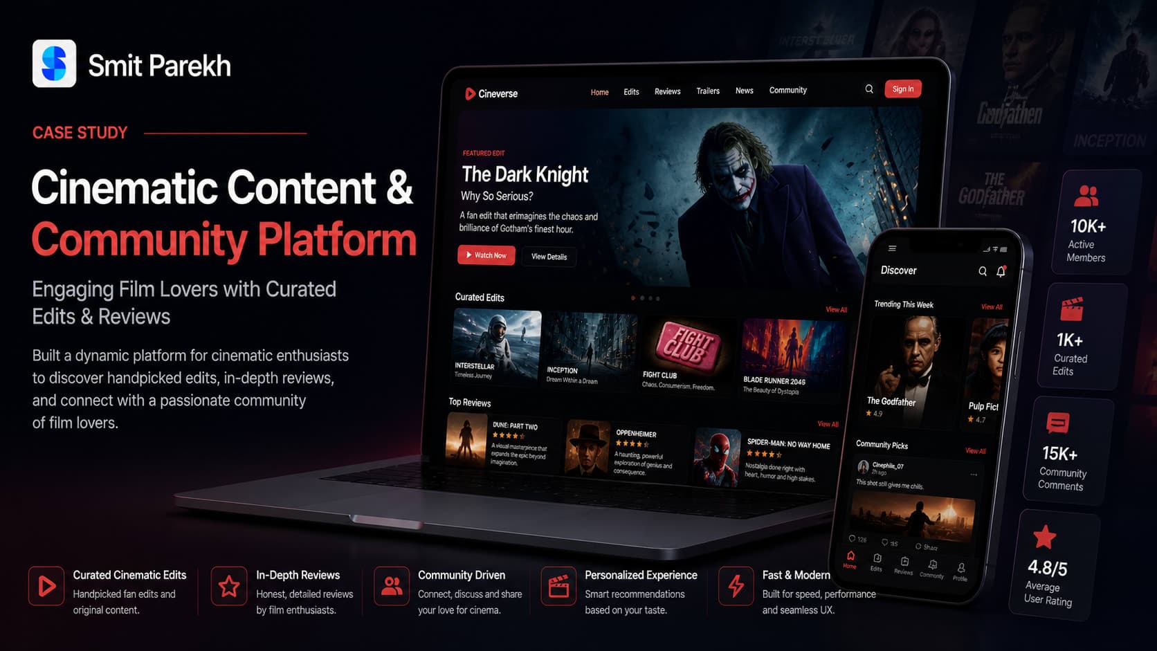 Cinematic Content & Community Platform