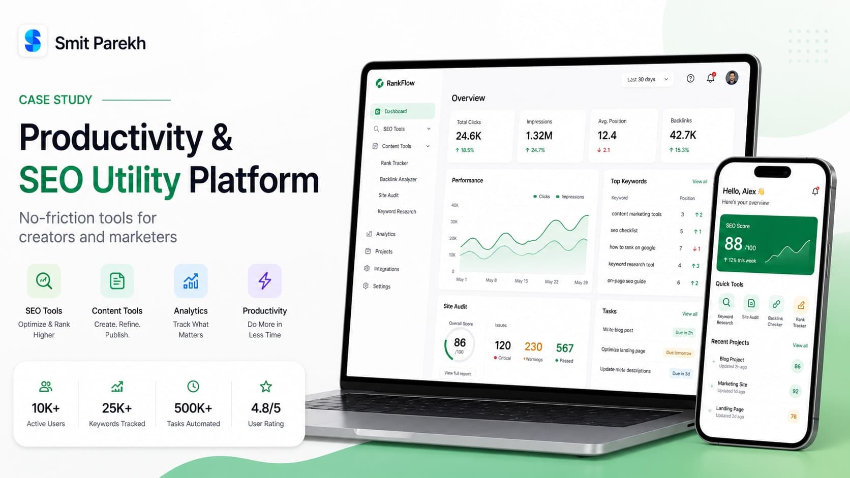 Productivity & SEO Utility Platform
