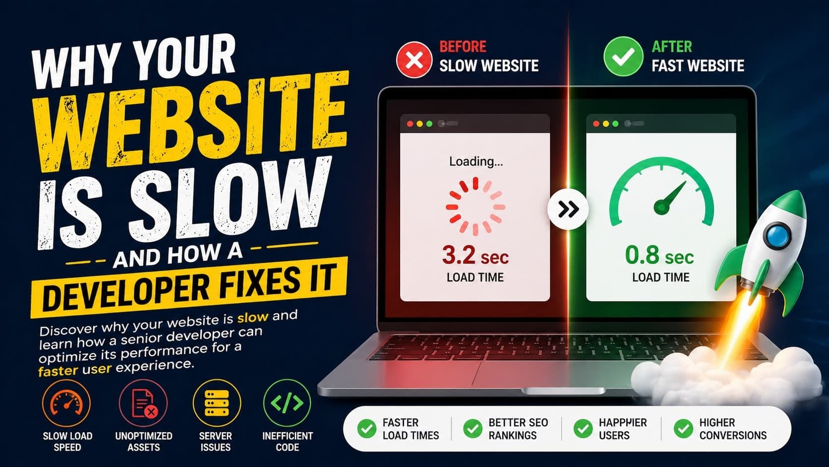 Why Your Website is Slow and How a Developer Fixes It
