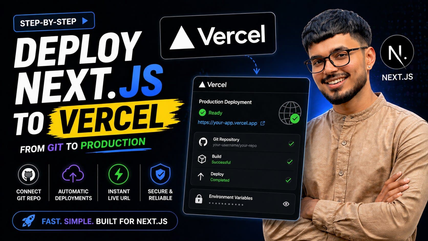 Deploy Your First Next.js Application on Vercel