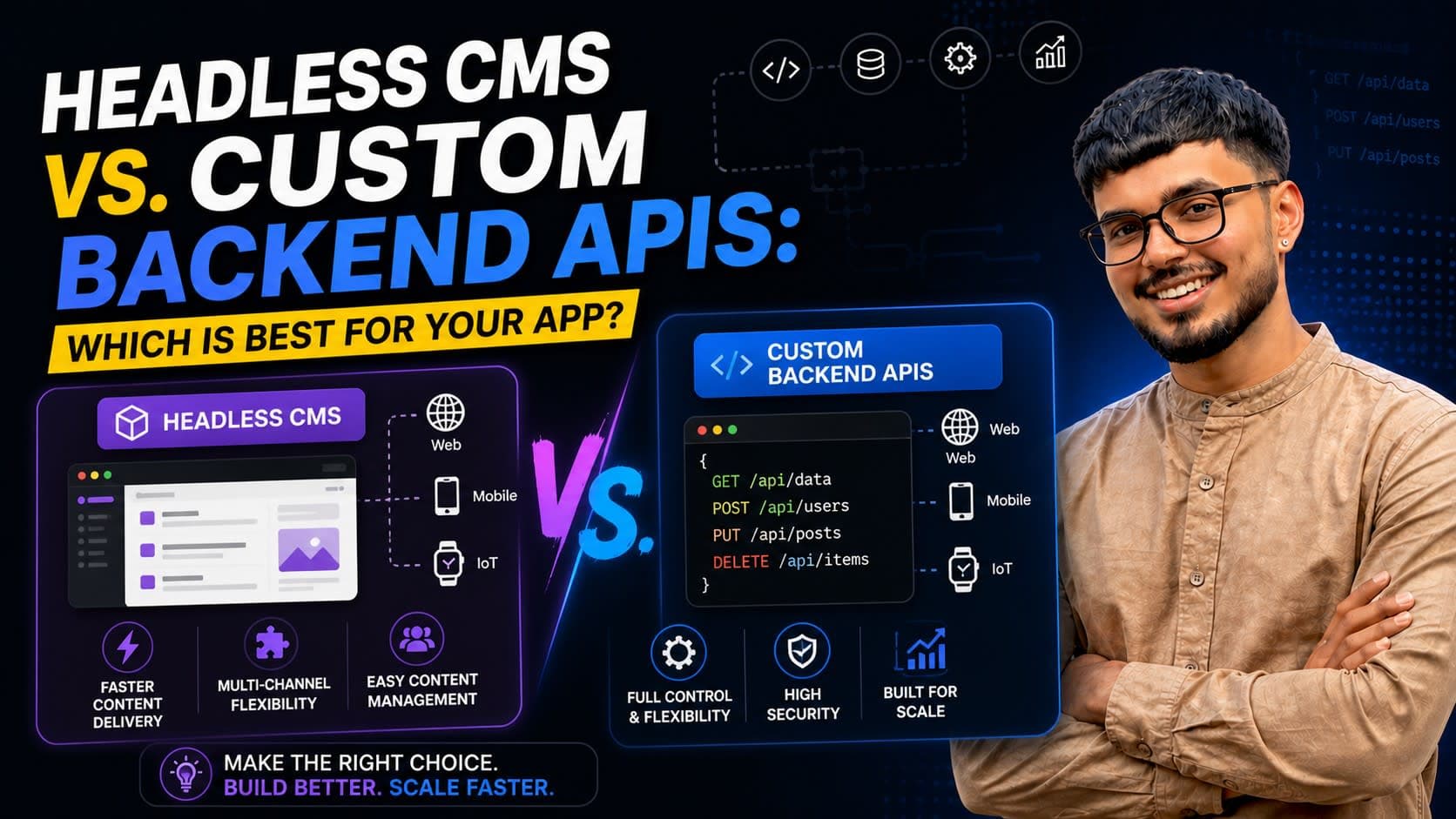 Headless CMS vs. Custom Backend APIs: Which is Best for Your App?