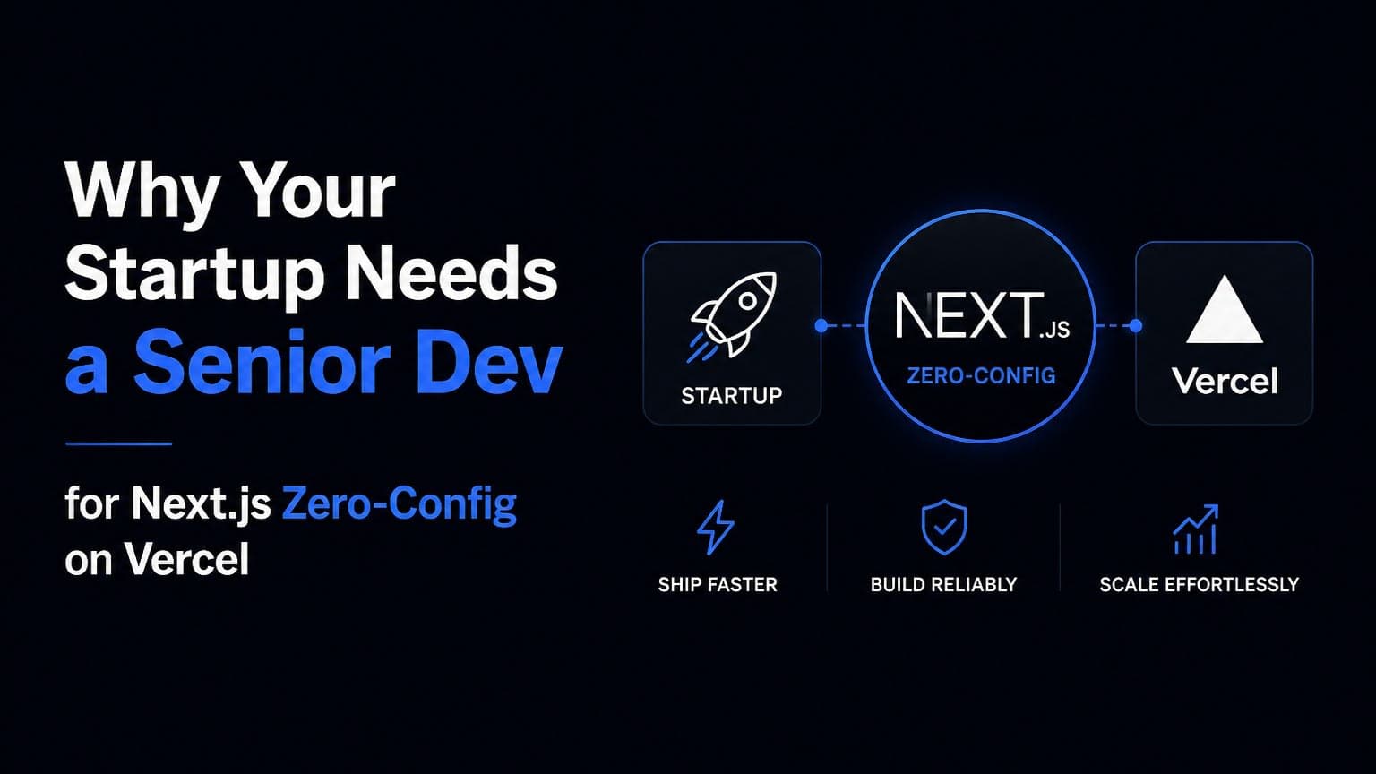 Why Your Startup Needs a Senior Dev for Next.js Zero-Config on Vercel