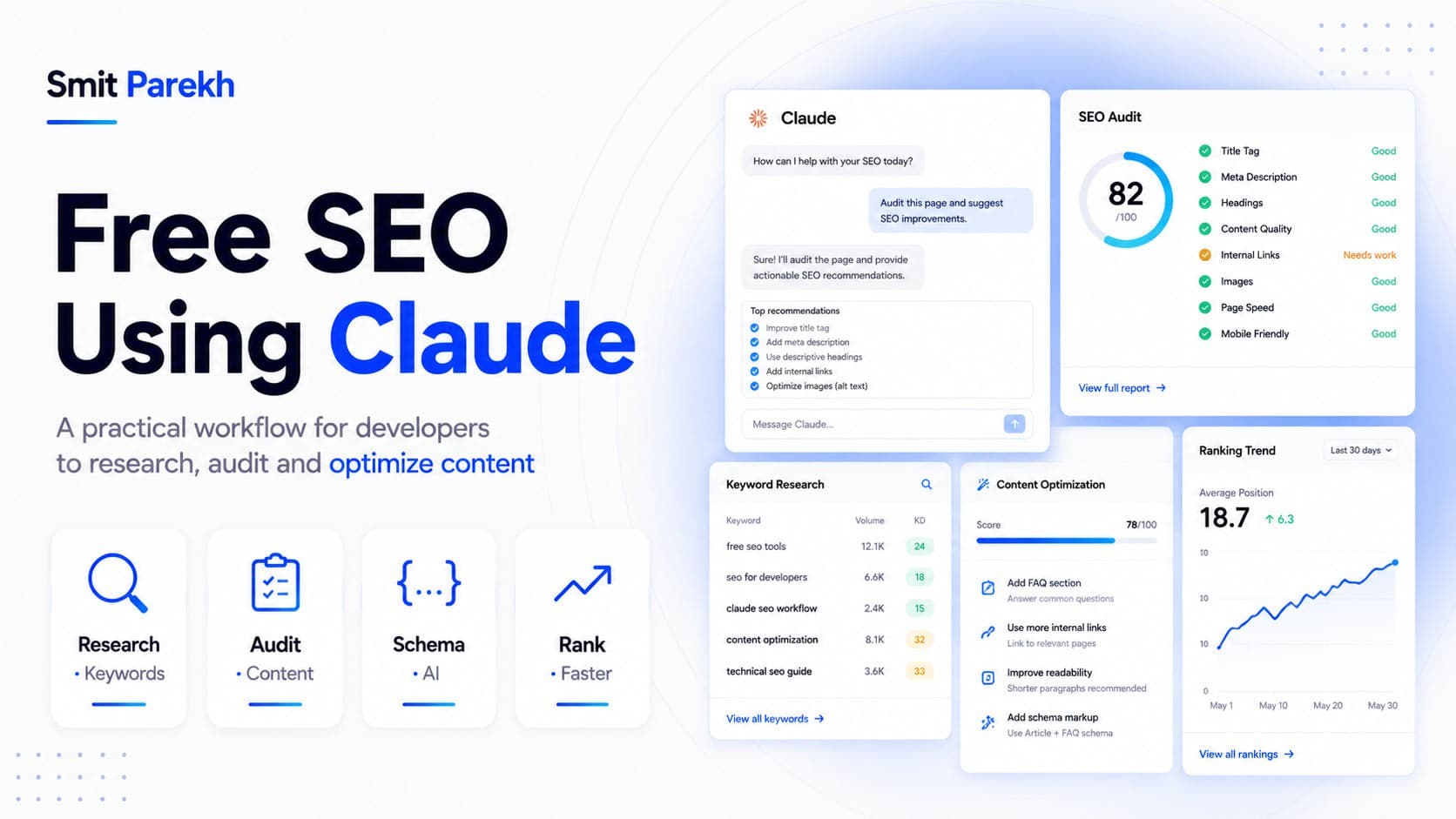 Free SEO Using Claude: A Practical Workflow for Developers